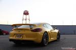 Porsche Cayman GT4 in Yellow by Impressive Wrap 2016 года